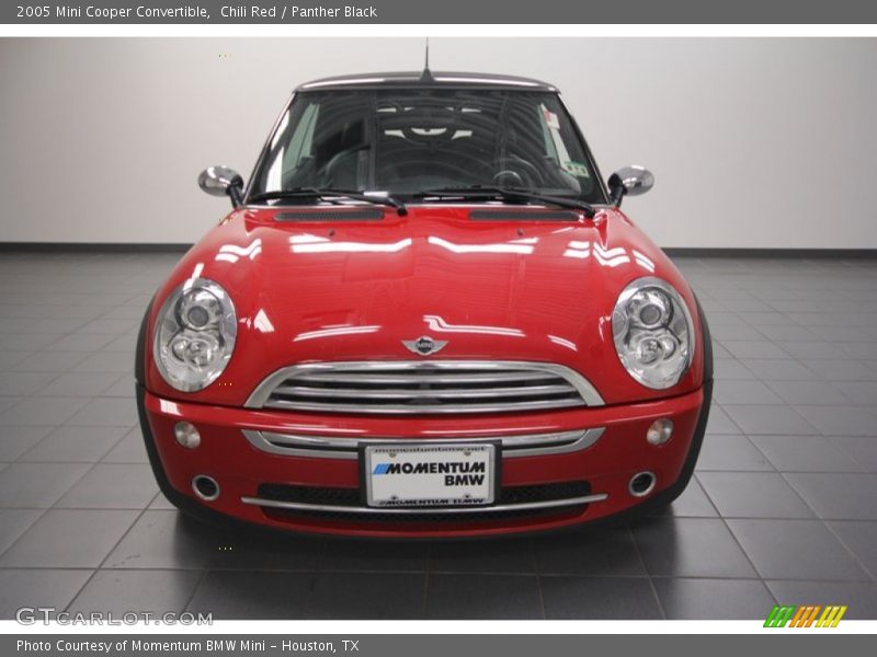 Chili Red / Panther Black 2005 Mini Cooper Convertible