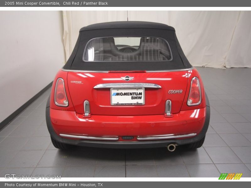 Chili Red / Panther Black 2005 Mini Cooper Convertible