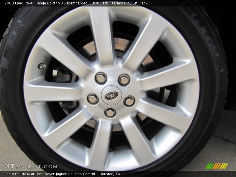Java Black Pearlescent / Jet Black 2008 Land Rover Range Rover V8 Supercharged