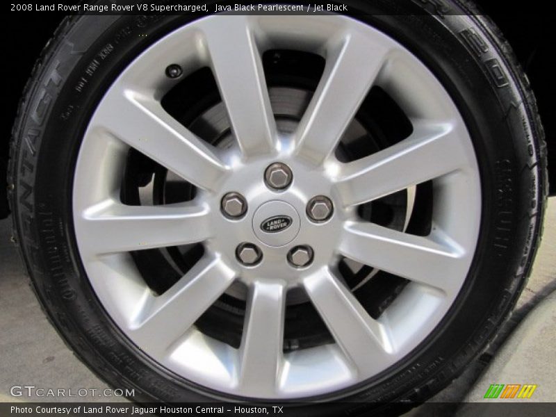 Java Black Pearlescent / Jet Black 2008 Land Rover Range Rover V8 Supercharged