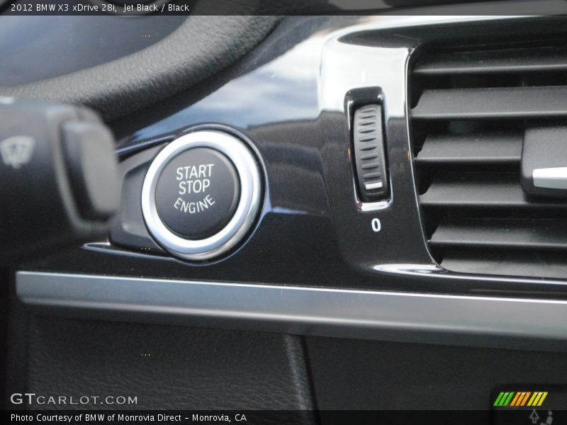 Jet Black / Black 2012 BMW X3 xDrive 28i