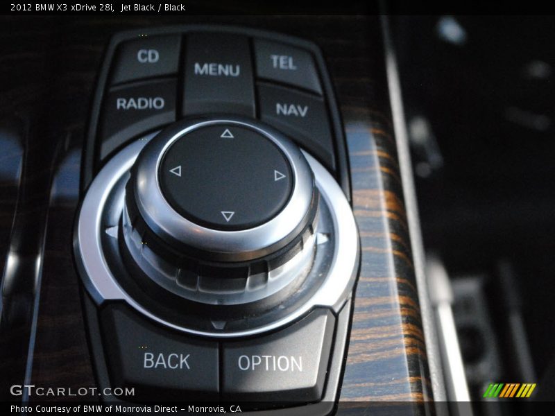 Jet Black / Black 2012 BMW X3 xDrive 28i