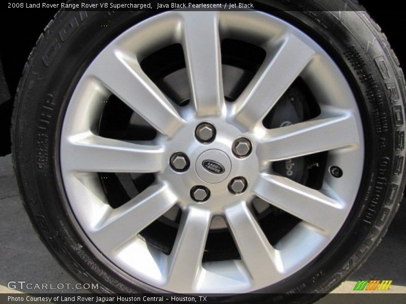 Java Black Pearlescent / Jet Black 2008 Land Rover Range Rover V8 Supercharged