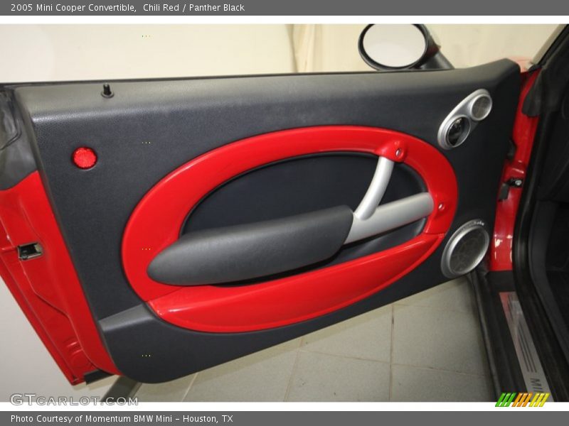 Chili Red / Panther Black 2005 Mini Cooper Convertible
