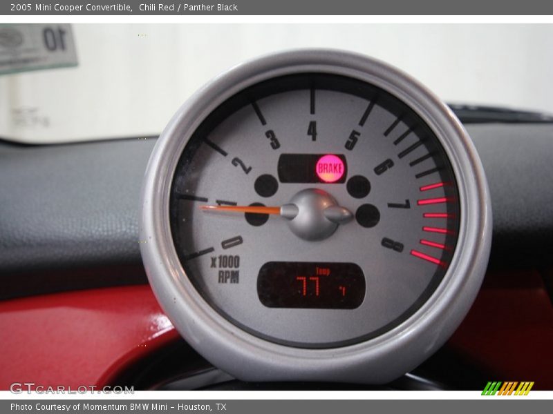 Chili Red / Panther Black 2005 Mini Cooper Convertible