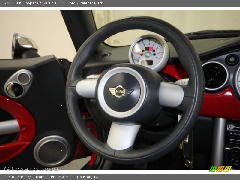 Chili Red / Panther Black 2005 Mini Cooper Convertible