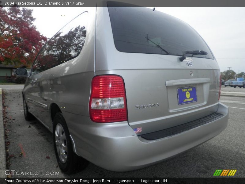 Diamond Silver / Gray 2004 Kia Sedona EX