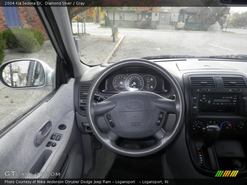 Diamond Silver / Gray 2004 Kia Sedona EX