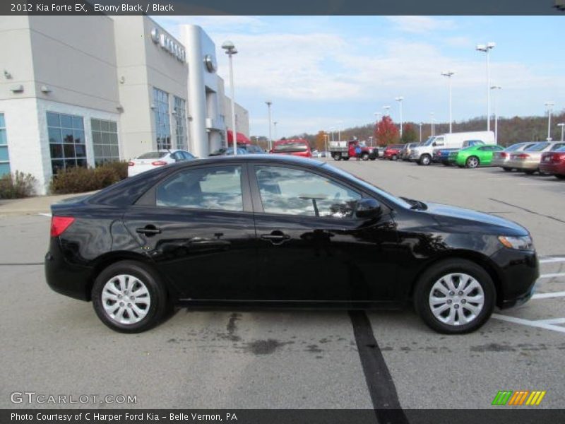 Ebony Black / Black 2012 Kia Forte EX