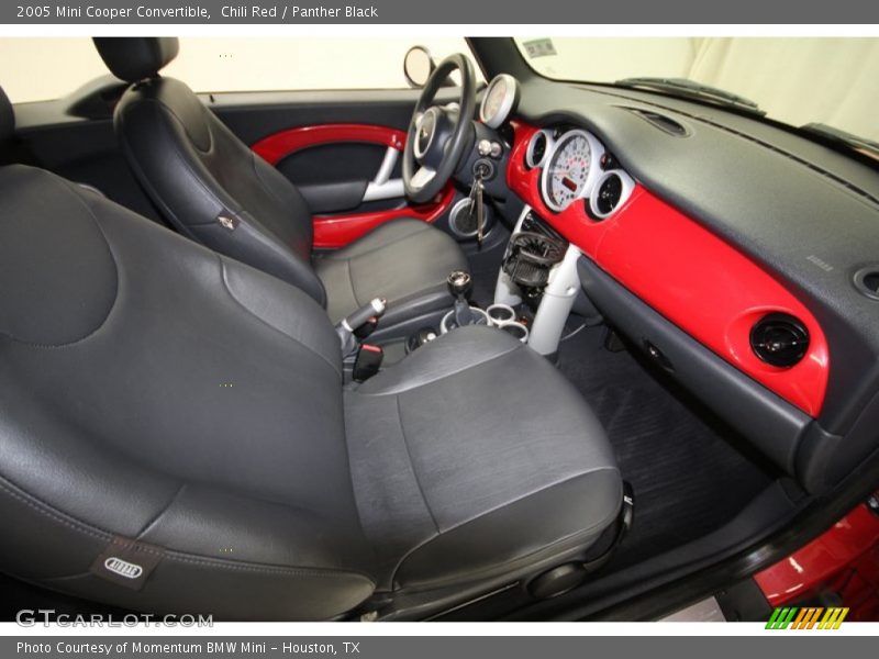 Chili Red / Panther Black 2005 Mini Cooper Convertible