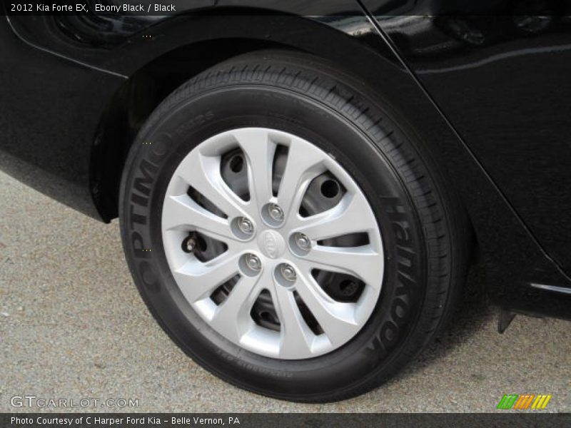 Ebony Black / Black 2012 Kia Forte EX