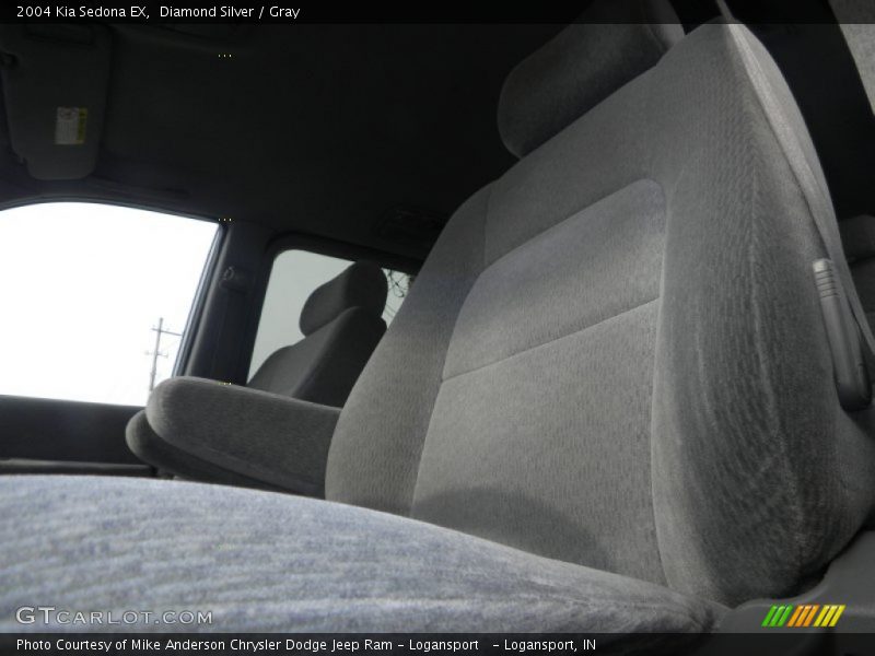 Diamond Silver / Gray 2004 Kia Sedona EX