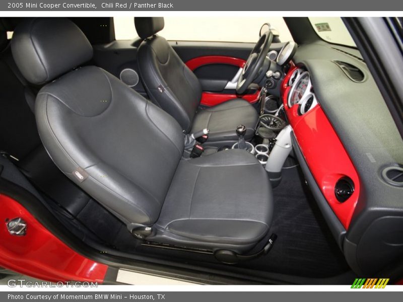 Chili Red / Panther Black 2005 Mini Cooper Convertible