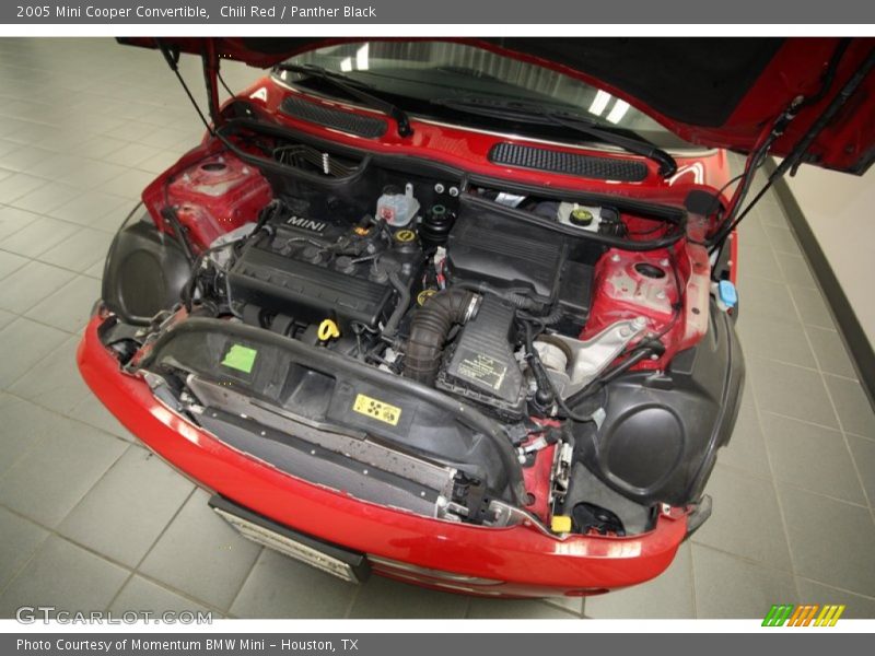Chili Red / Panther Black 2005 Mini Cooper Convertible
