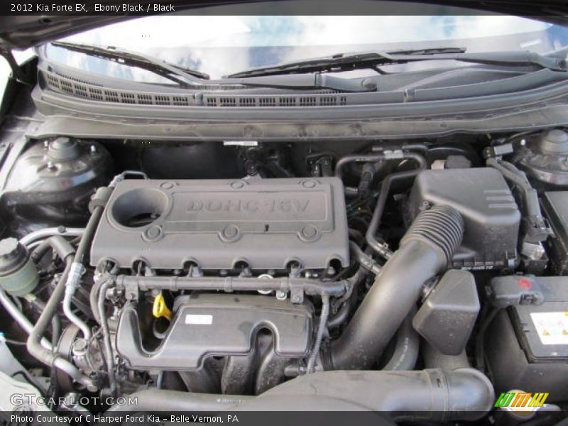Ebony Black / Black 2012 Kia Forte EX