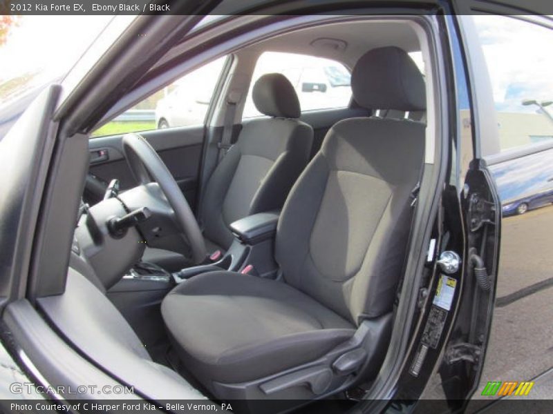 Ebony Black / Black 2012 Kia Forte EX