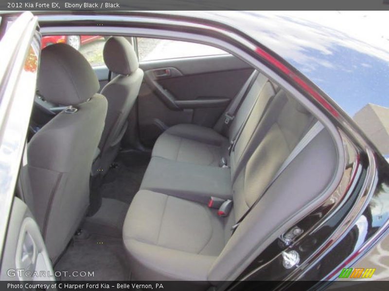 Ebony Black / Black 2012 Kia Forte EX