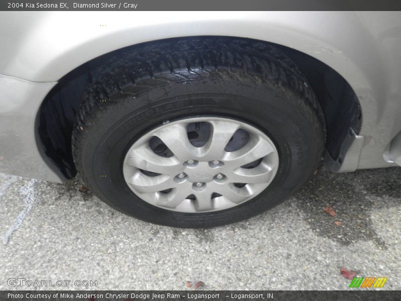 Diamond Silver / Gray 2004 Kia Sedona EX