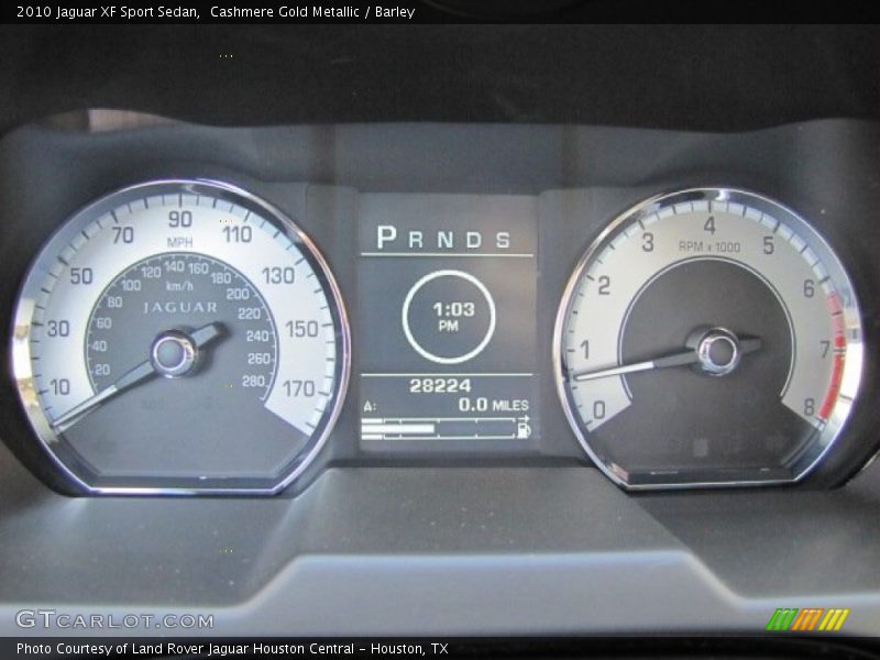  2010 XF Sport Sedan Sport Sedan Gauges