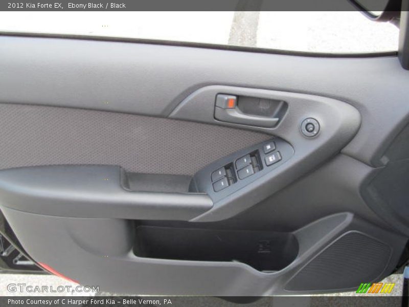Ebony Black / Black 2012 Kia Forte EX