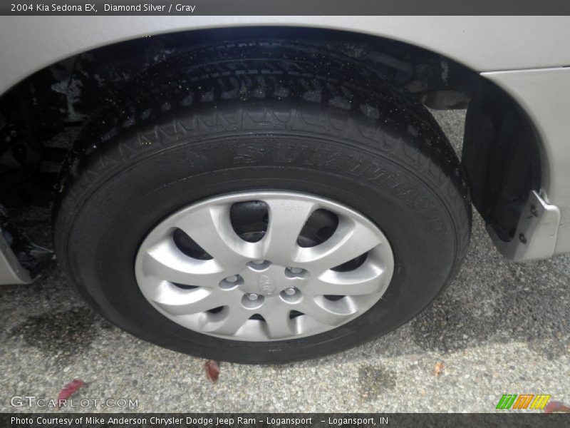 Diamond Silver / Gray 2004 Kia Sedona EX