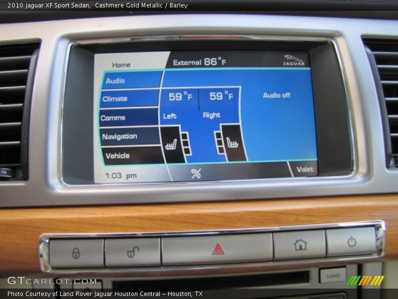 Cashmere Gold Metallic / Barley 2010 Jaguar XF Sport Sedan