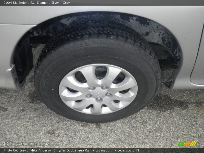 Diamond Silver / Gray 2004 Kia Sedona EX