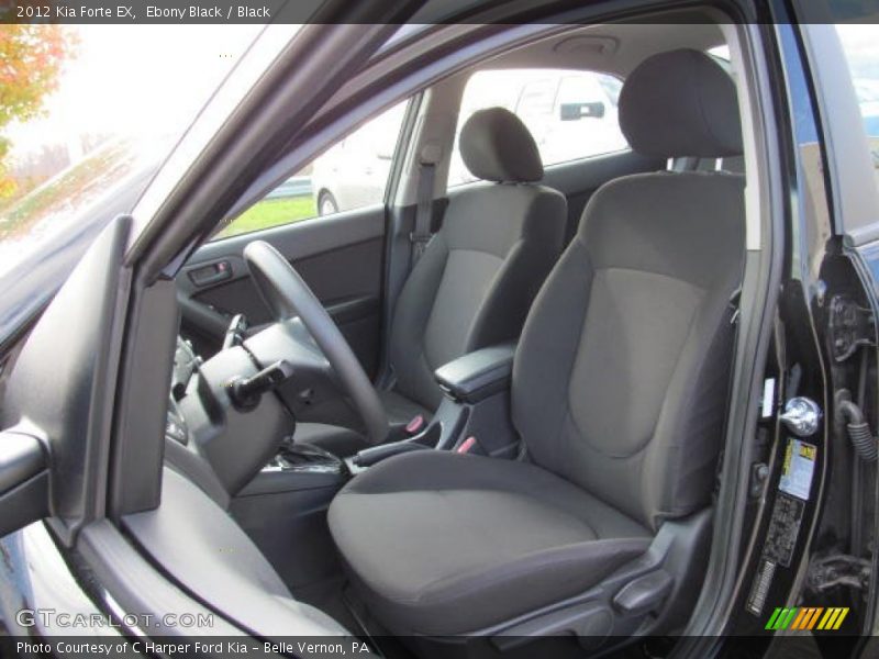 Ebony Black / Black 2012 Kia Forte EX