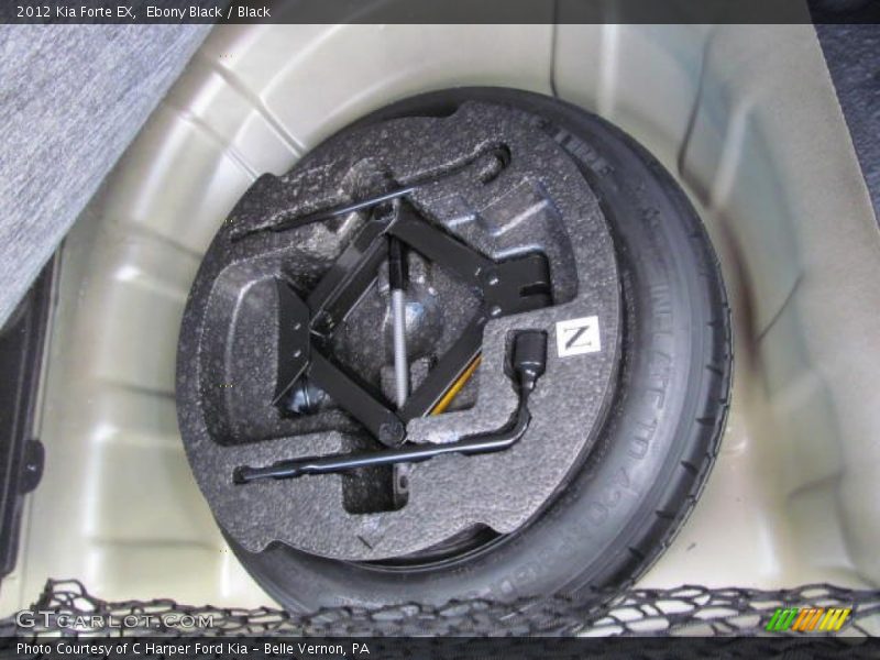 Ebony Black / Black 2012 Kia Forte EX