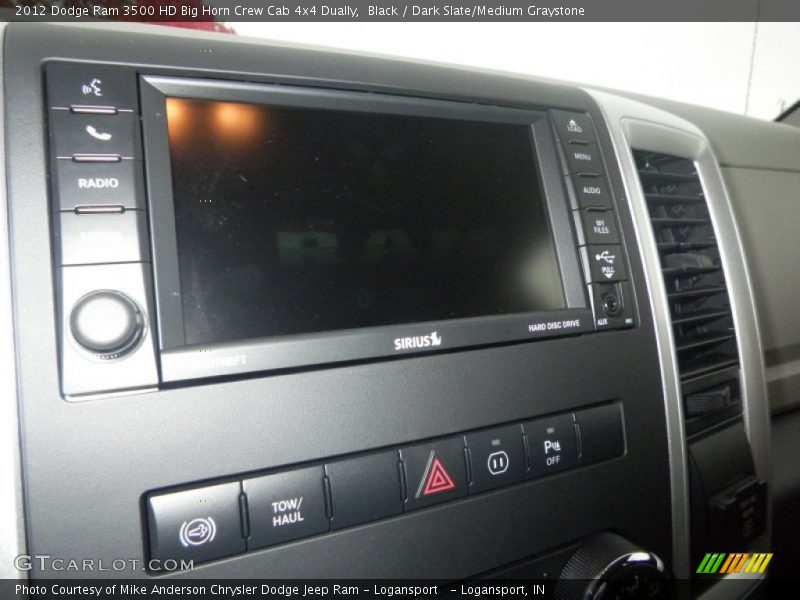 Black / Dark Slate/Medium Graystone 2012 Dodge Ram 3500 HD Big Horn Crew Cab 4x4 Dually