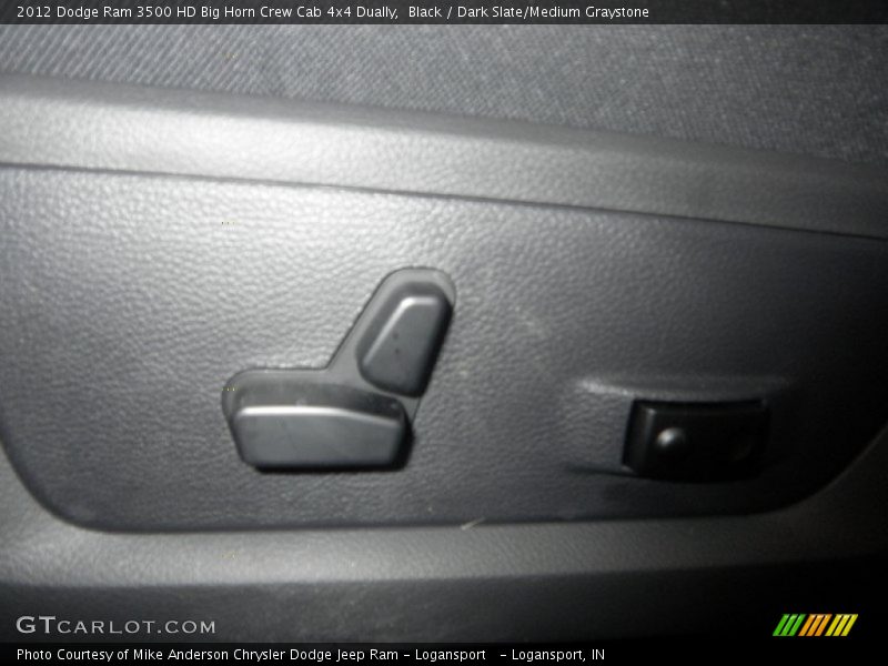 Black / Dark Slate/Medium Graystone 2012 Dodge Ram 3500 HD Big Horn Crew Cab 4x4 Dually