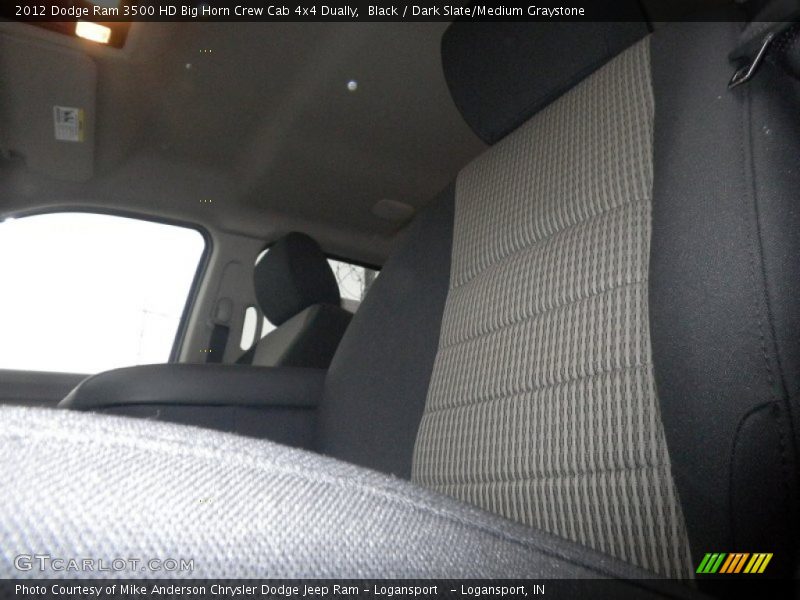 Black / Dark Slate/Medium Graystone 2012 Dodge Ram 3500 HD Big Horn Crew Cab 4x4 Dually