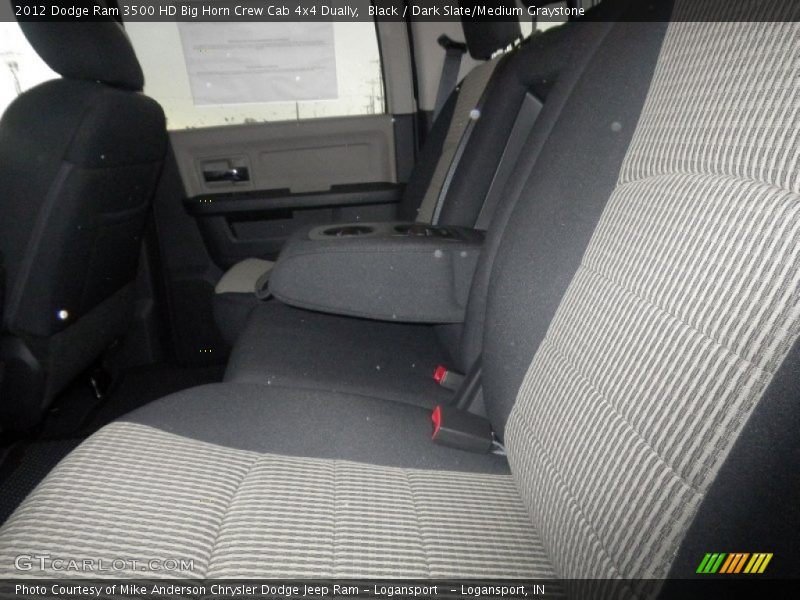 Black / Dark Slate/Medium Graystone 2012 Dodge Ram 3500 HD Big Horn Crew Cab 4x4 Dually