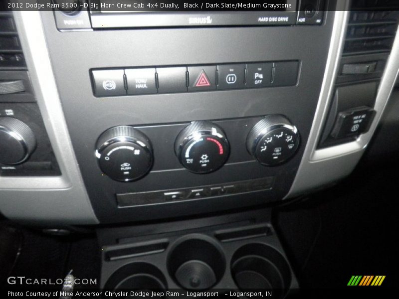 Black / Dark Slate/Medium Graystone 2012 Dodge Ram 3500 HD Big Horn Crew Cab 4x4 Dually