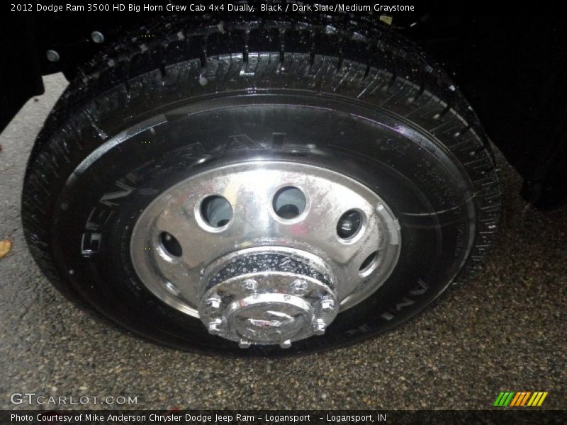 Black / Dark Slate/Medium Graystone 2012 Dodge Ram 3500 HD Big Horn Crew Cab 4x4 Dually