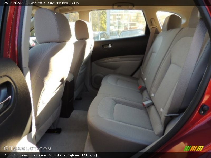 Cayenne Red / Gray 2012 Nissan Rogue S AWD