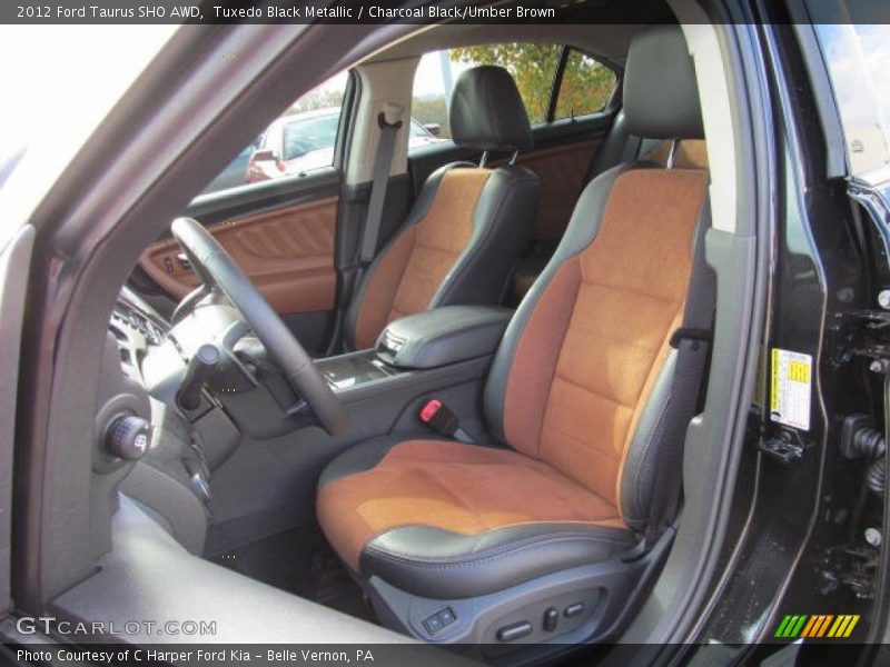 Front Seat of 2012 Taurus SHO AWD