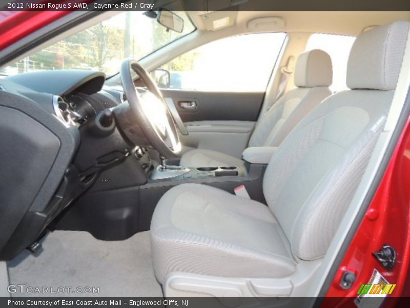 Cayenne Red / Gray 2012 Nissan Rogue S AWD