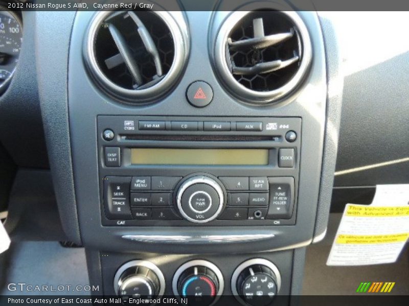 Cayenne Red / Gray 2012 Nissan Rogue S AWD