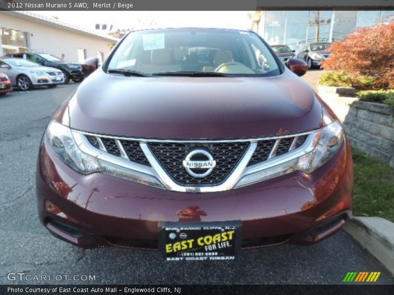 Merlot / Beige 2012 Nissan Murano S AWD
