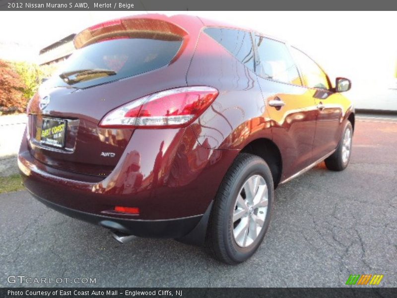 Merlot / Beige 2012 Nissan Murano S AWD
