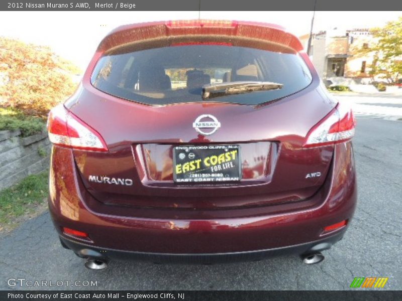 Merlot / Beige 2012 Nissan Murano S AWD