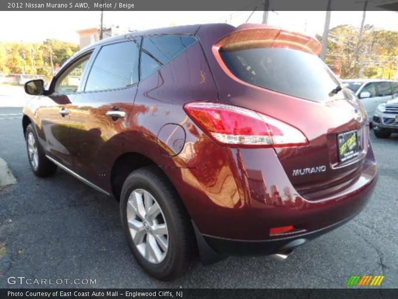 Merlot / Beige 2012 Nissan Murano S AWD