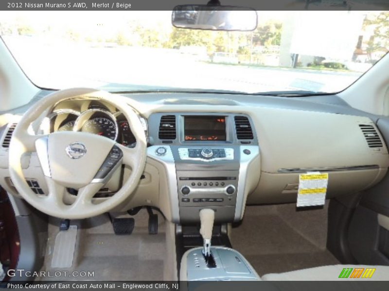 Merlot / Beige 2012 Nissan Murano S AWD
