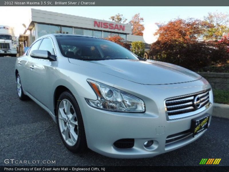 Brilliant Silver / Charcoal 2012 Nissan Maxima 3.5 SV