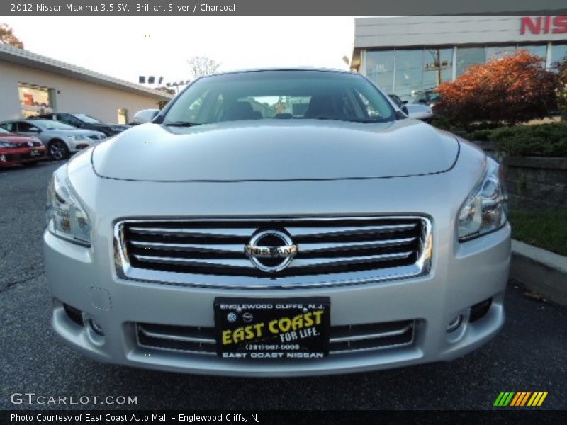 Brilliant Silver / Charcoal 2012 Nissan Maxima 3.5 SV