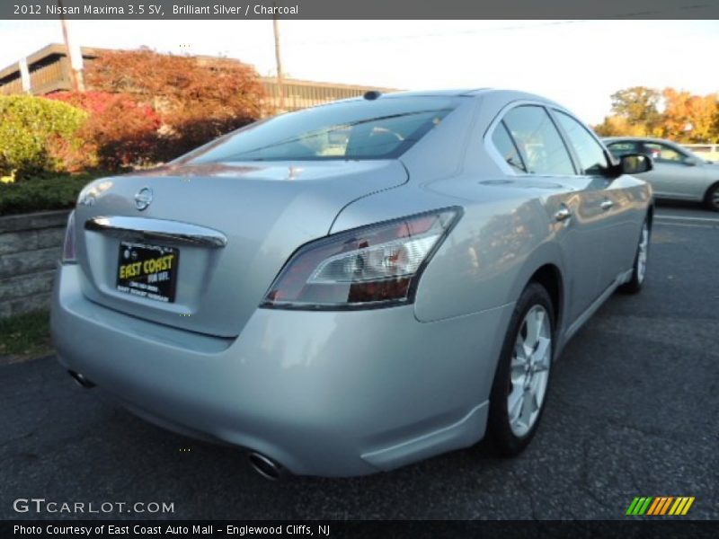 Brilliant Silver / Charcoal 2012 Nissan Maxima 3.5 SV