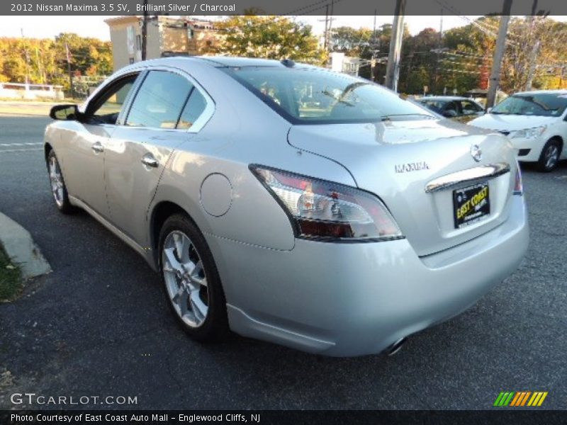 Brilliant Silver / Charcoal 2012 Nissan Maxima 3.5 SV