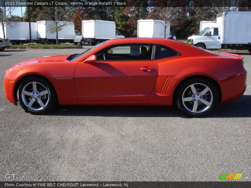  2012 Camaro LT Coupe Inferno Orange Metallic