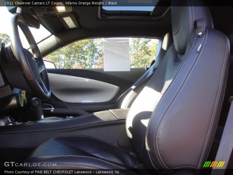 Inferno Orange Metallic / Black 2012 Chevrolet Camaro LT Coupe